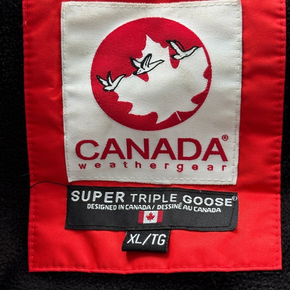 Canada Weather Gear Jacket Men's XL Gray Bomber Faux Fur Hood Super Triple Goose - Picture 9 of 12